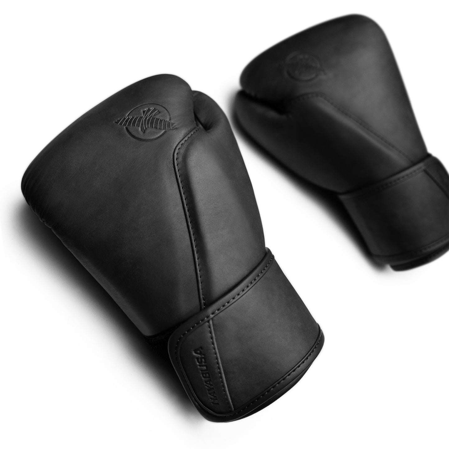 Hayabusa T360 Leather Boxing Gloves Black - The Fight Club