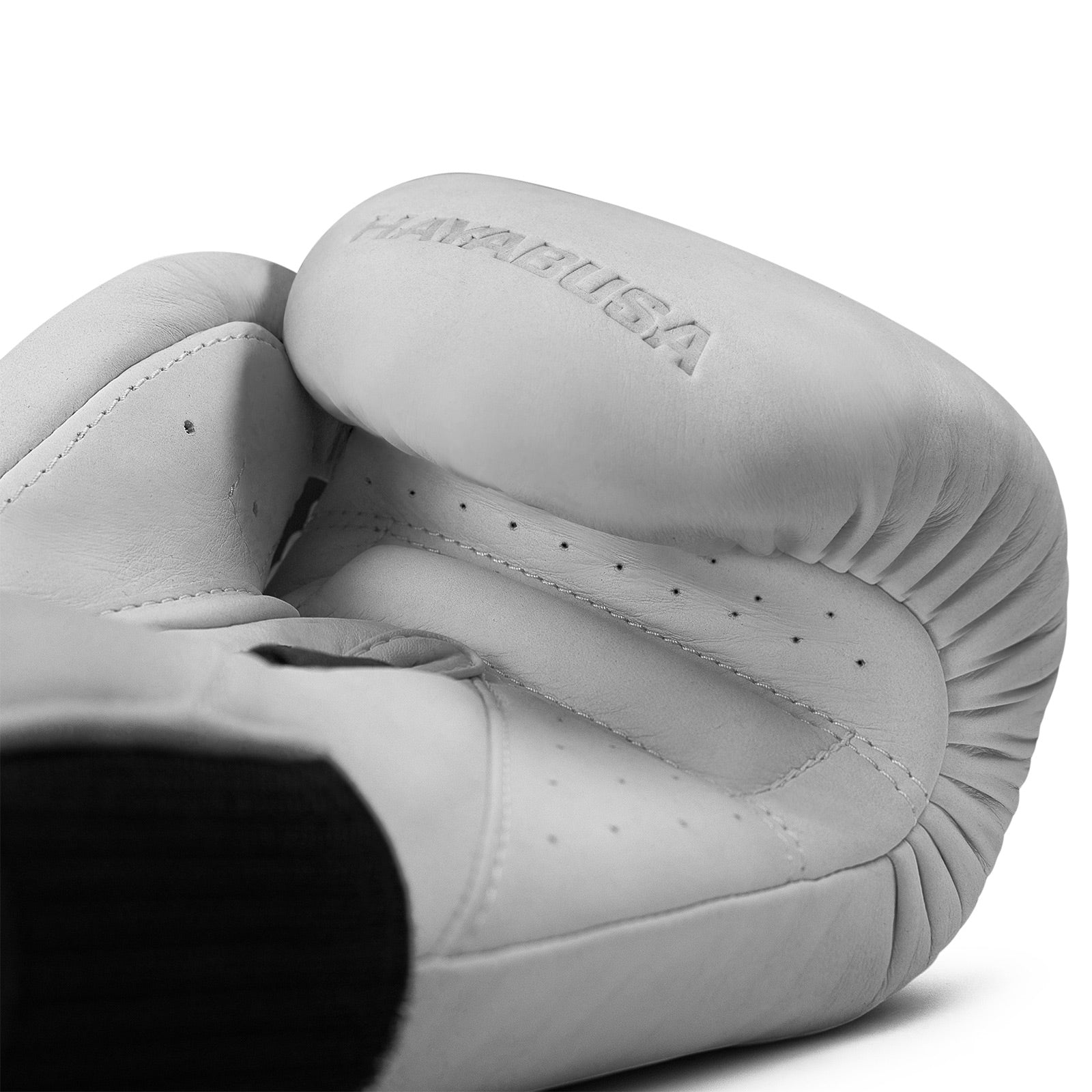 Hayabusa T360 Leather Boxing Gloves White - The Fight Club