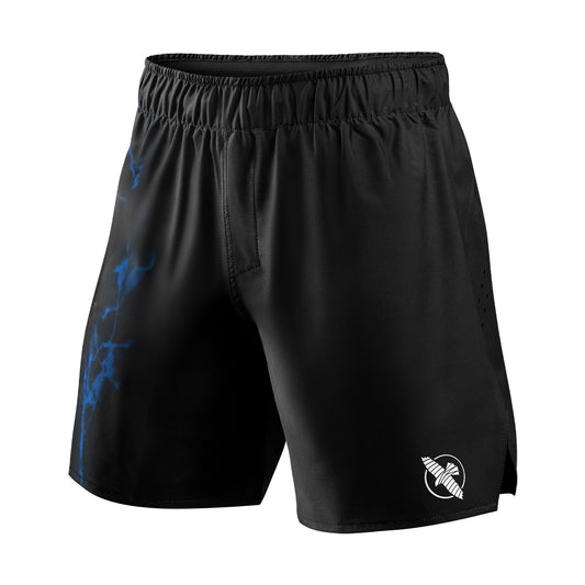 Hayabusa UFC BJJ Grappling Shorts Black/Blue - The Fight Club