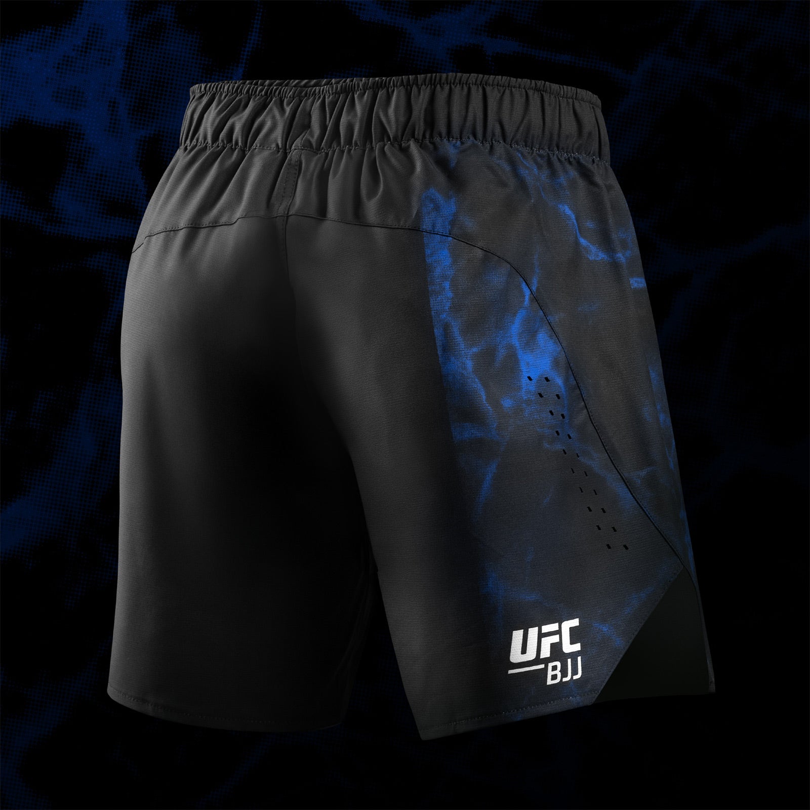 Hayabusa UFC BJJ Grappling Shorts Black/Blue - The Fight Club