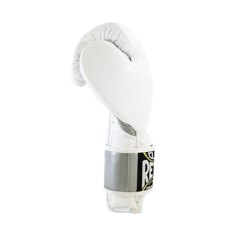 Cleto Reyes Silver Storm Boxing Gloves White/Silver - The Fight Club