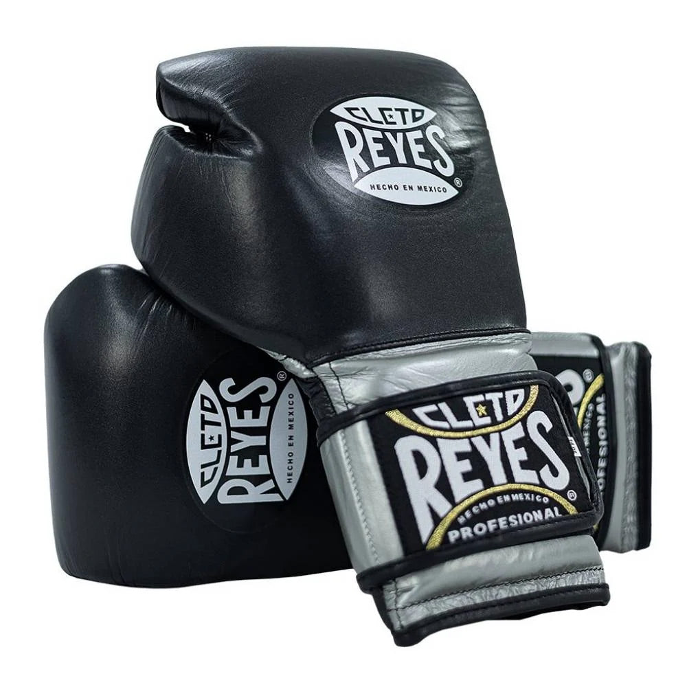 Cleto Reyes Tuxedo Boxing Gloves Black/Silver - The Fight Club