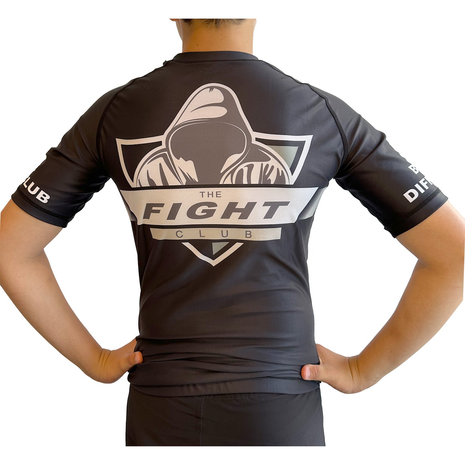 The Fight Club I'm Not Your Rest Round Jiu Jitsu MMA Rash Guard Short Sleeve - The Fight Club