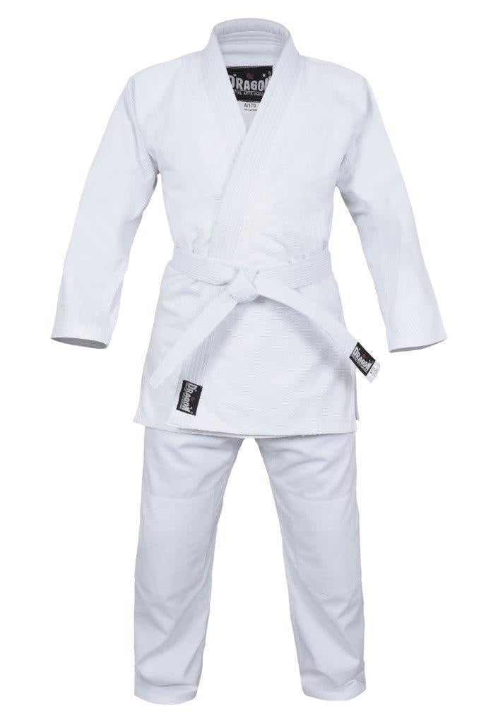 Dragon 1.5 (550sgm) Judo Weave Gi White - The Fight Club