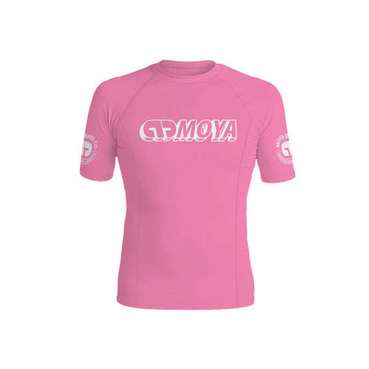 Moya Kids Short Sleeve Rash Guard Pink - The Fight Club