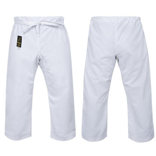 Yamasaki 14oz Gold Canvas Gi Pants White - The Fight Club