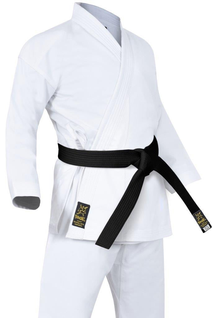 Yamasaki 14oz Gold Deluxe Brushed Canvas Karate Gi - The Fight Club