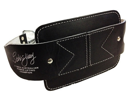 Morgan 'Platinum' Leather Dipping Weight Belt - The Fight Club