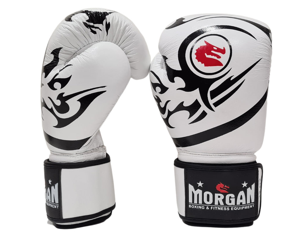 Morgan Elite Boxing & Muay Thai Leather Gloves (8-12-16oz) - The Fight Club