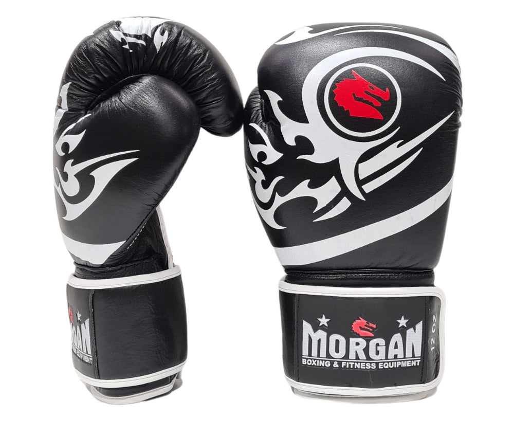 Morgan Elite Boxing & Muay Thai Leather Gloves (8-12-16oz) - The Fight Club