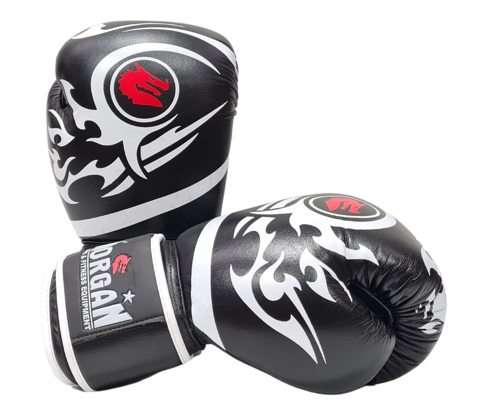 Morgan Elite Boxing & Muay Thai Leather Gloves (8-12-16oz) - The Fight Club