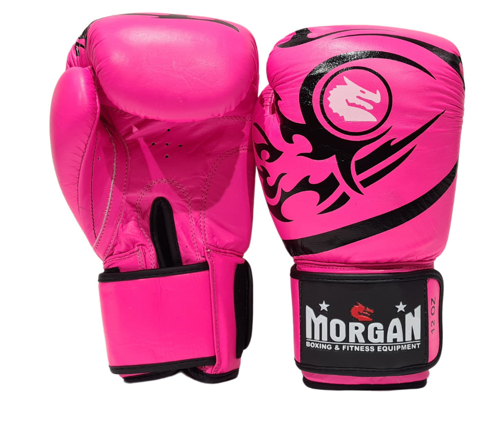 Morgan Elite Boxing & Muay Thai Leather Gloves (8-12-16oz) - The Fight Club