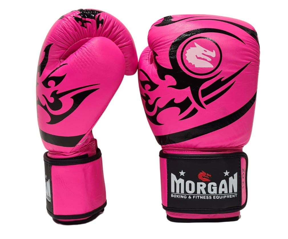 Morgan Elite Boxing & Muay Thai Leather Gloves (8-12-16oz) - The Fight Club