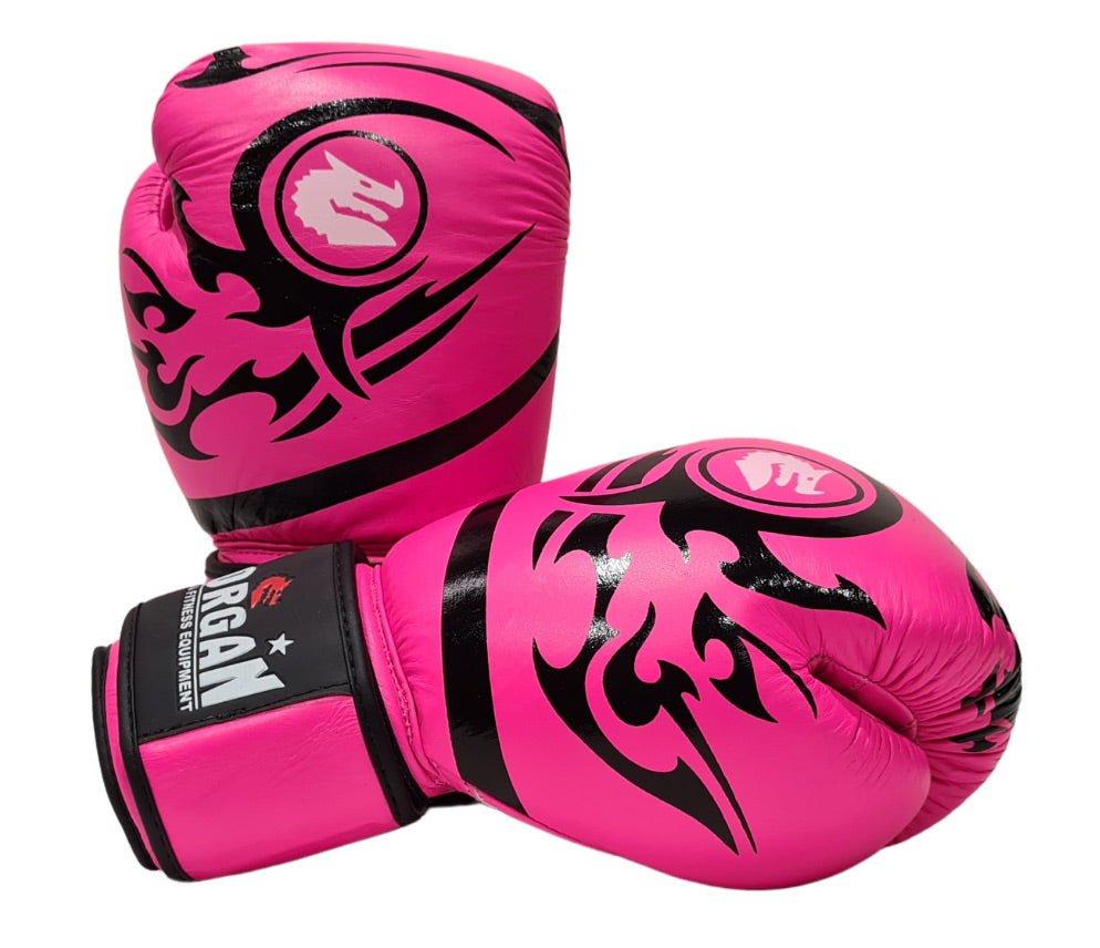 Morgan Elite Boxing & Muay Thai Leather Gloves (8-12-16oz) - The Fight Club