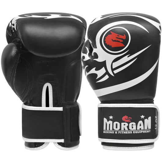 Morgan Elite Boxing & Muay Thai Leather Gloves (8-12-16oz) - The Fight Club