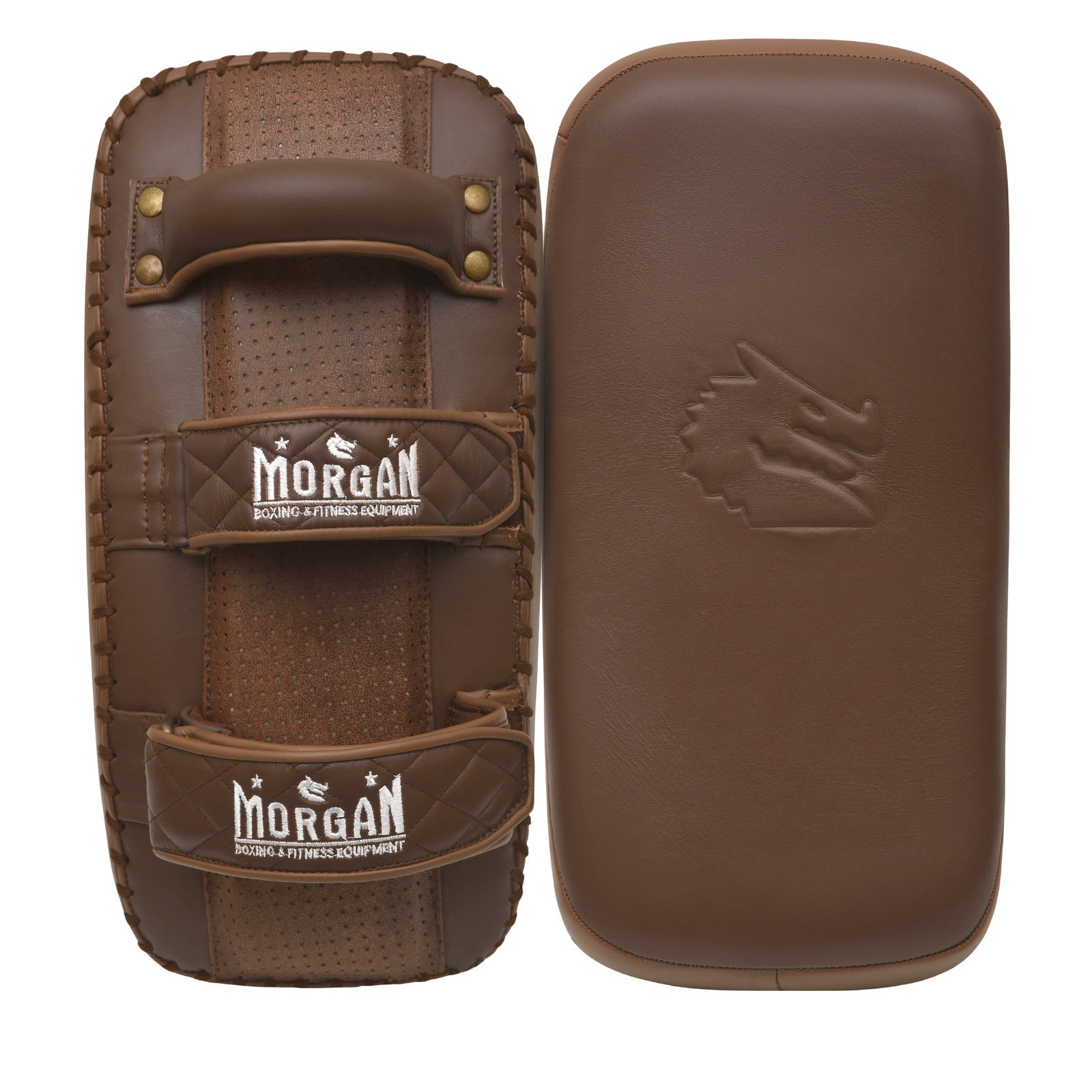 Morgan 1918 Heritage Curved Thai Kick Pads (Pair) - The Fight Club