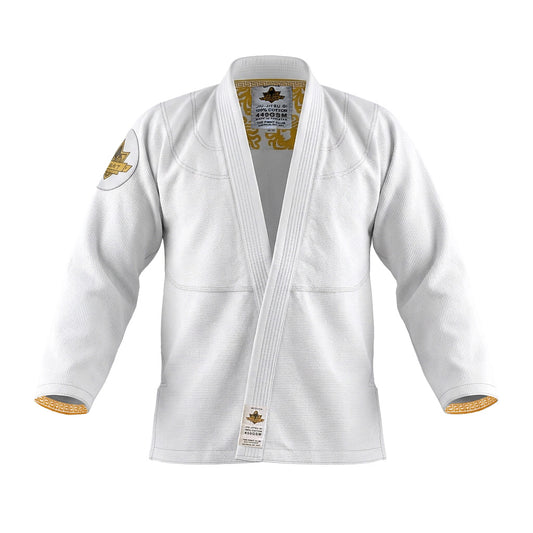 The Fight Club Medusa Jiu Jitsu Gi White/Gold - The Fight Club