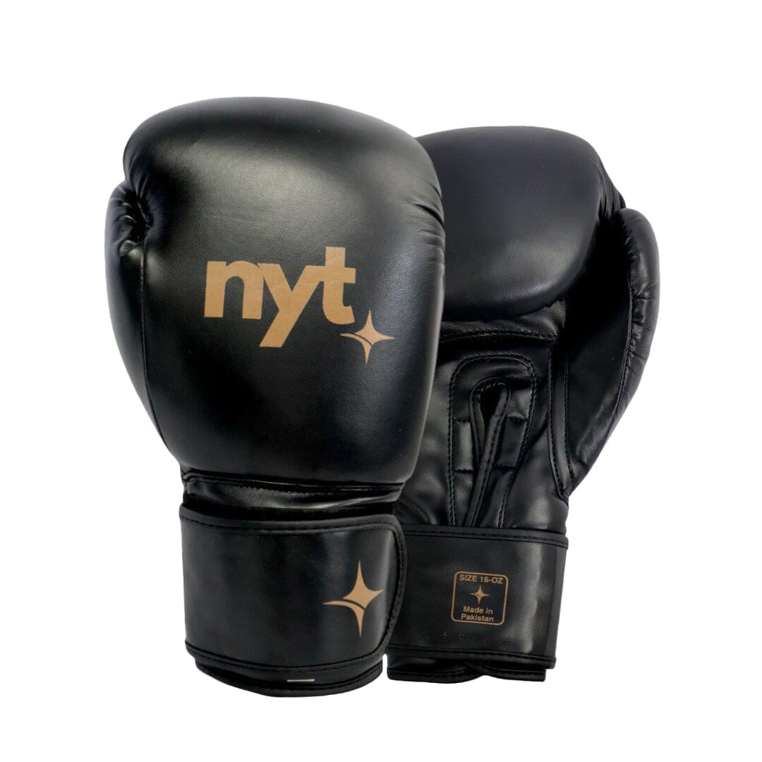 NYT Staple Series Boxing Gloves Black/Sand - The Fight Club
