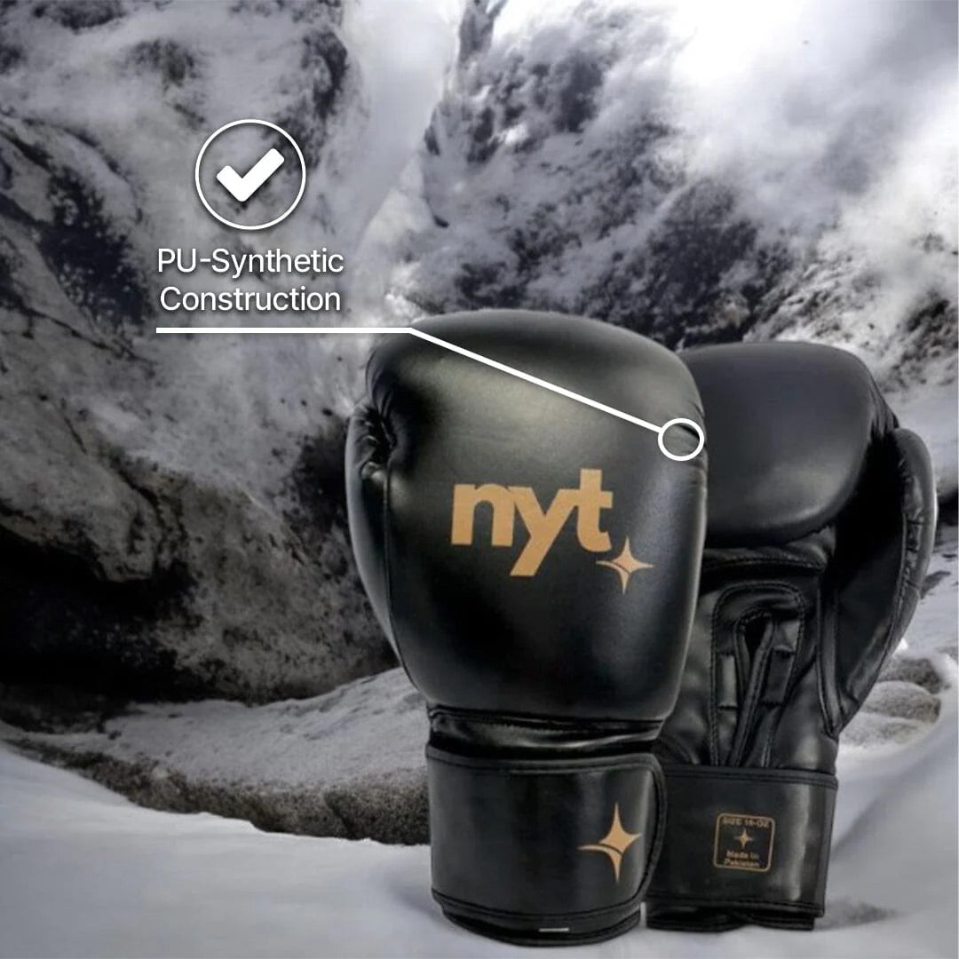 NYT Staple Series Boxing Gloves Black/Sand - The Fight Club