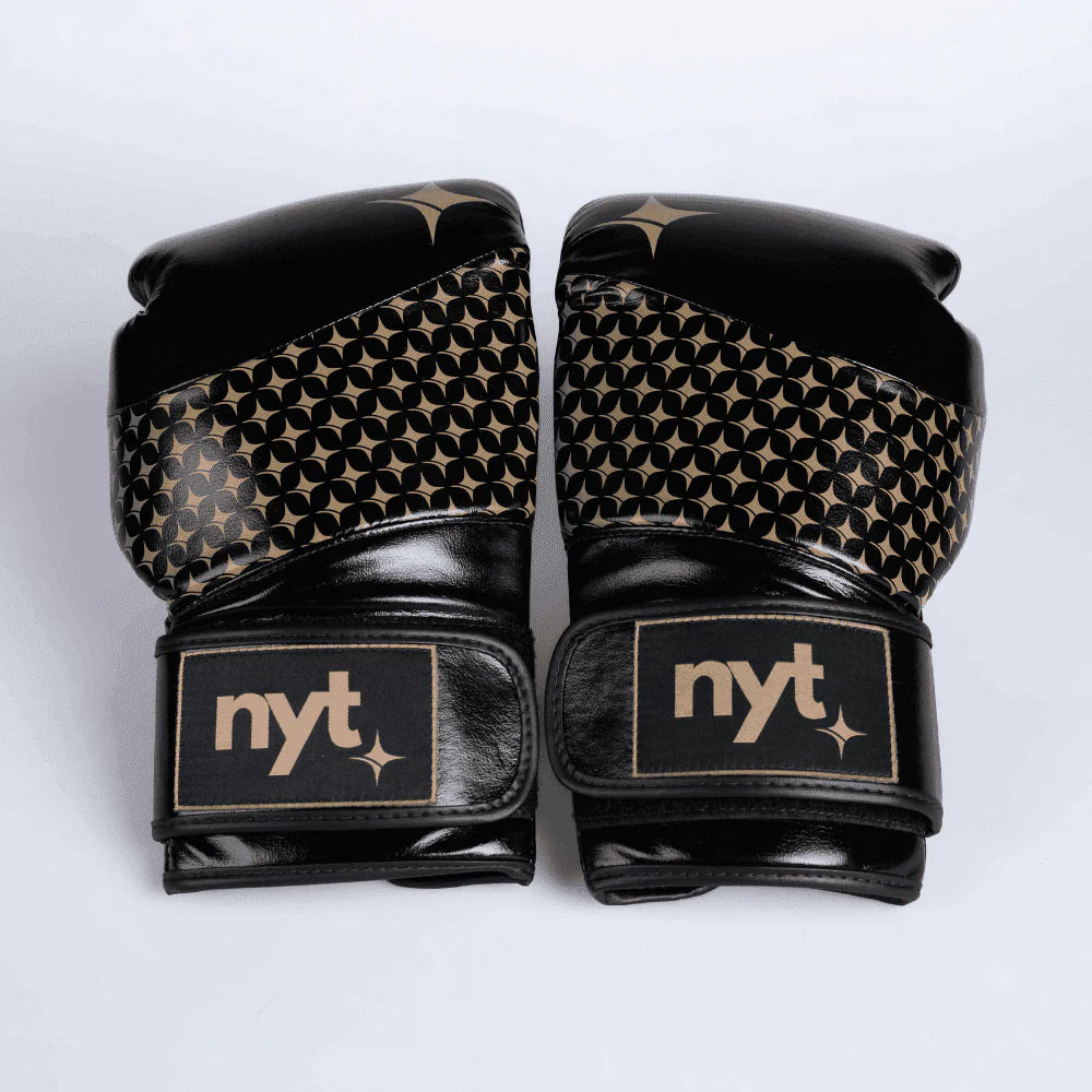NYT Star Boxing Gloves Black/Sand - The Fight Club