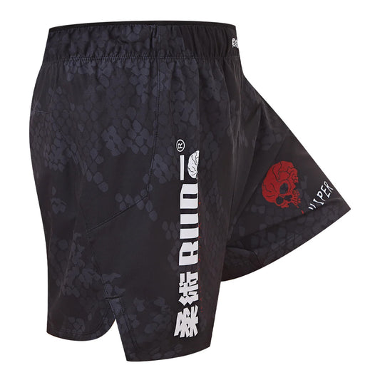 Budo ONI x VIPER 5" Fight Shorts Black - The Fight Club