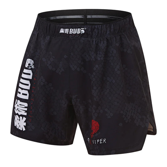 Budo ONI x VIPER 5" Fight Shorts Black - The Fight Club