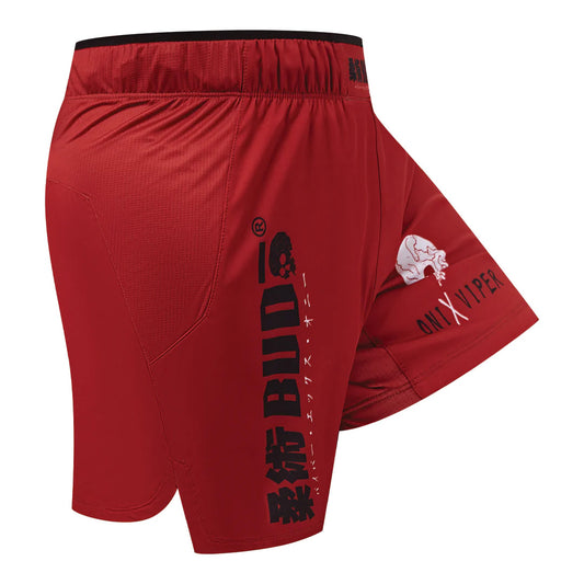 Budo ONI x VIPER 5" Fight Shorts Red - The Fight Club