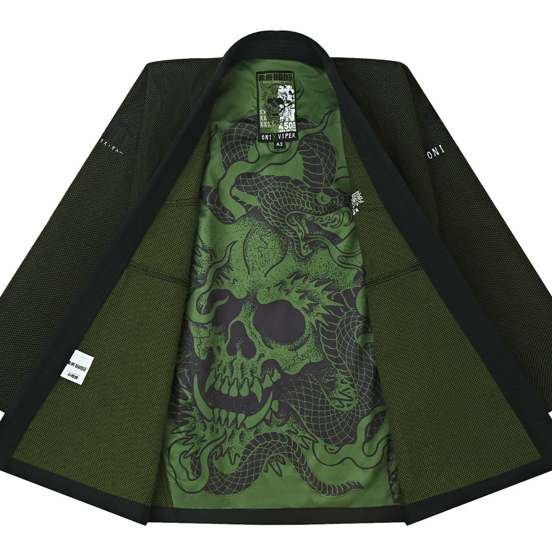 Budo ONI x VIPER Gi Black/Green