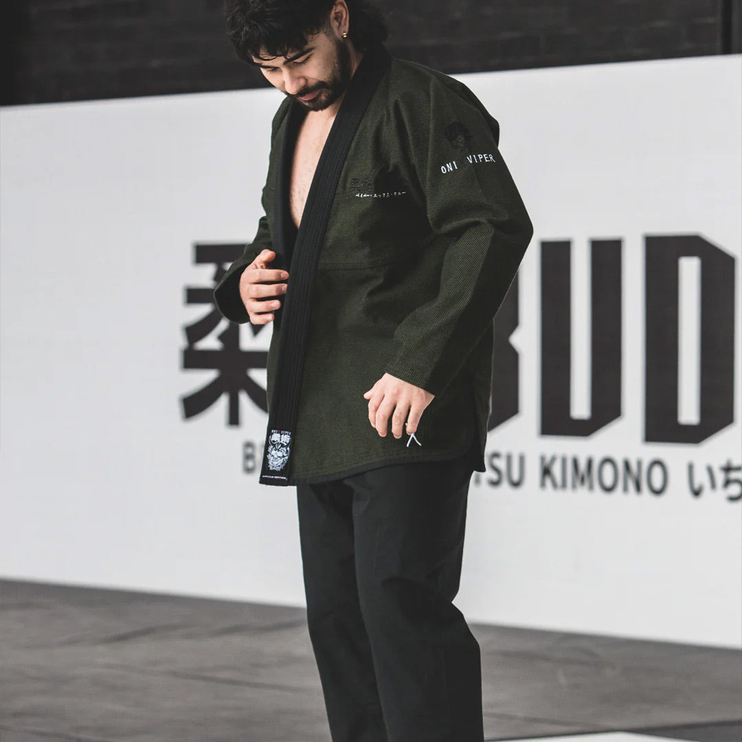 Budo ONI x VIPER Gi Black/Green