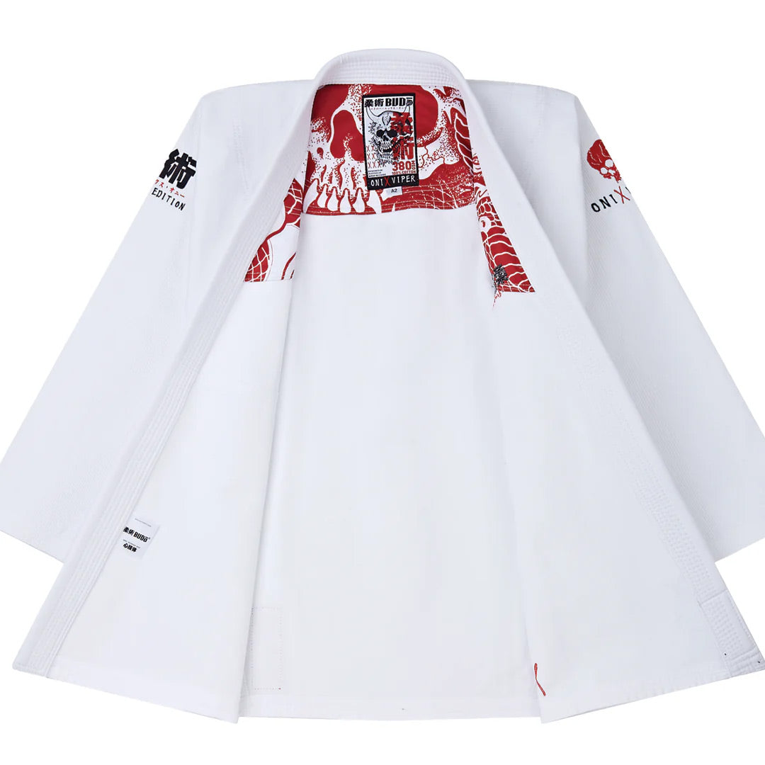 Budo ONI x VIPER Competition Gi White - The Fight Club