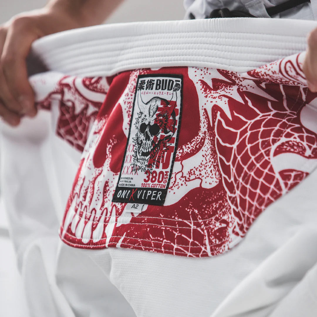 Budo ONI x VIPER Competition Gi White - The Fight Club
