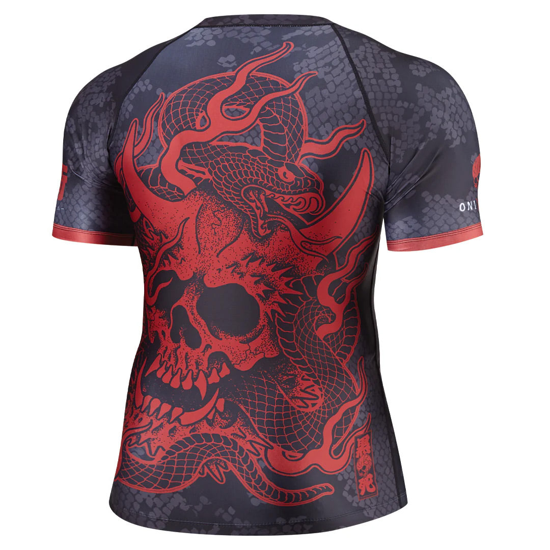 Budo ONI x VIPER Black Rash Guard - The Fight Club