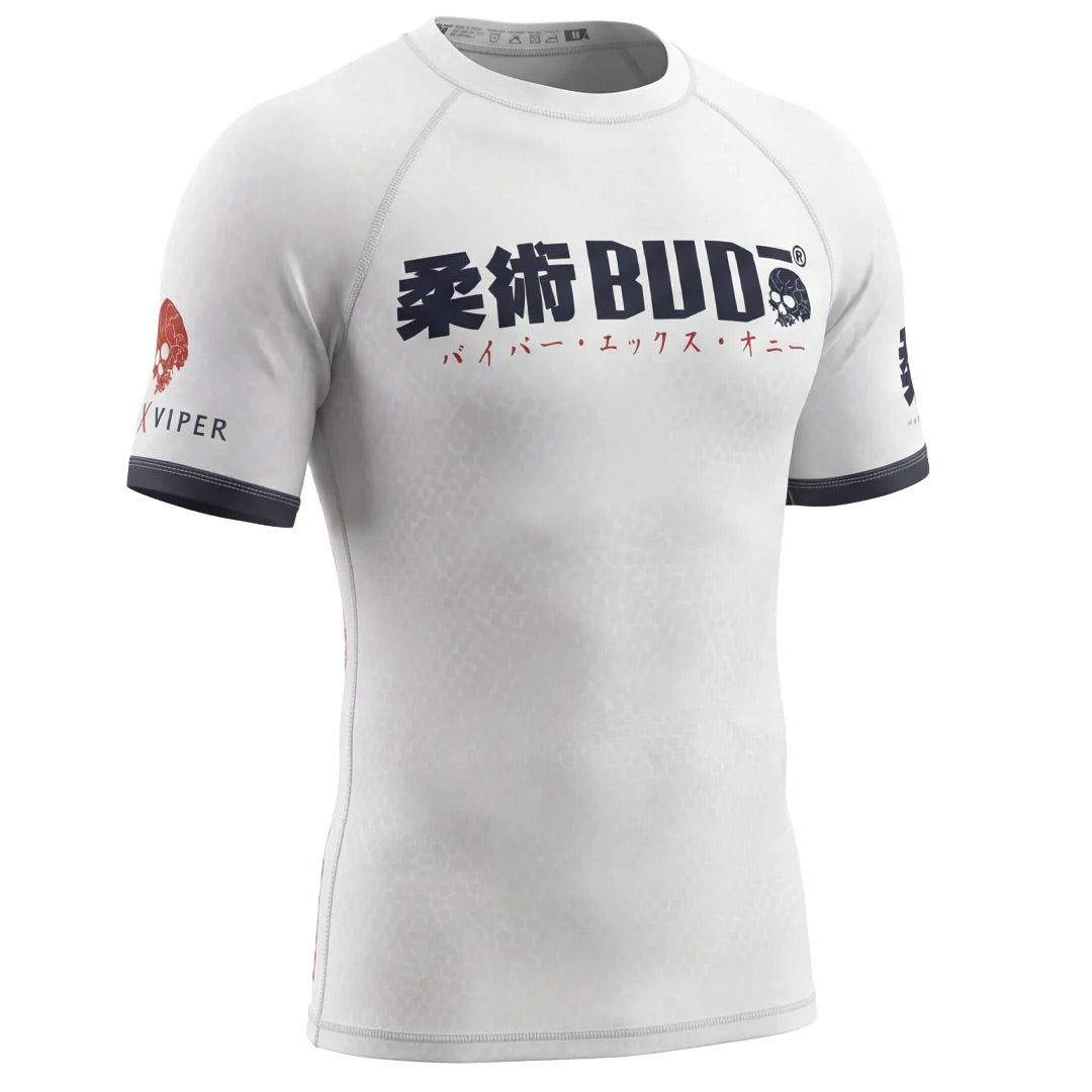 Budo ONI x VIPER White Rash Guard