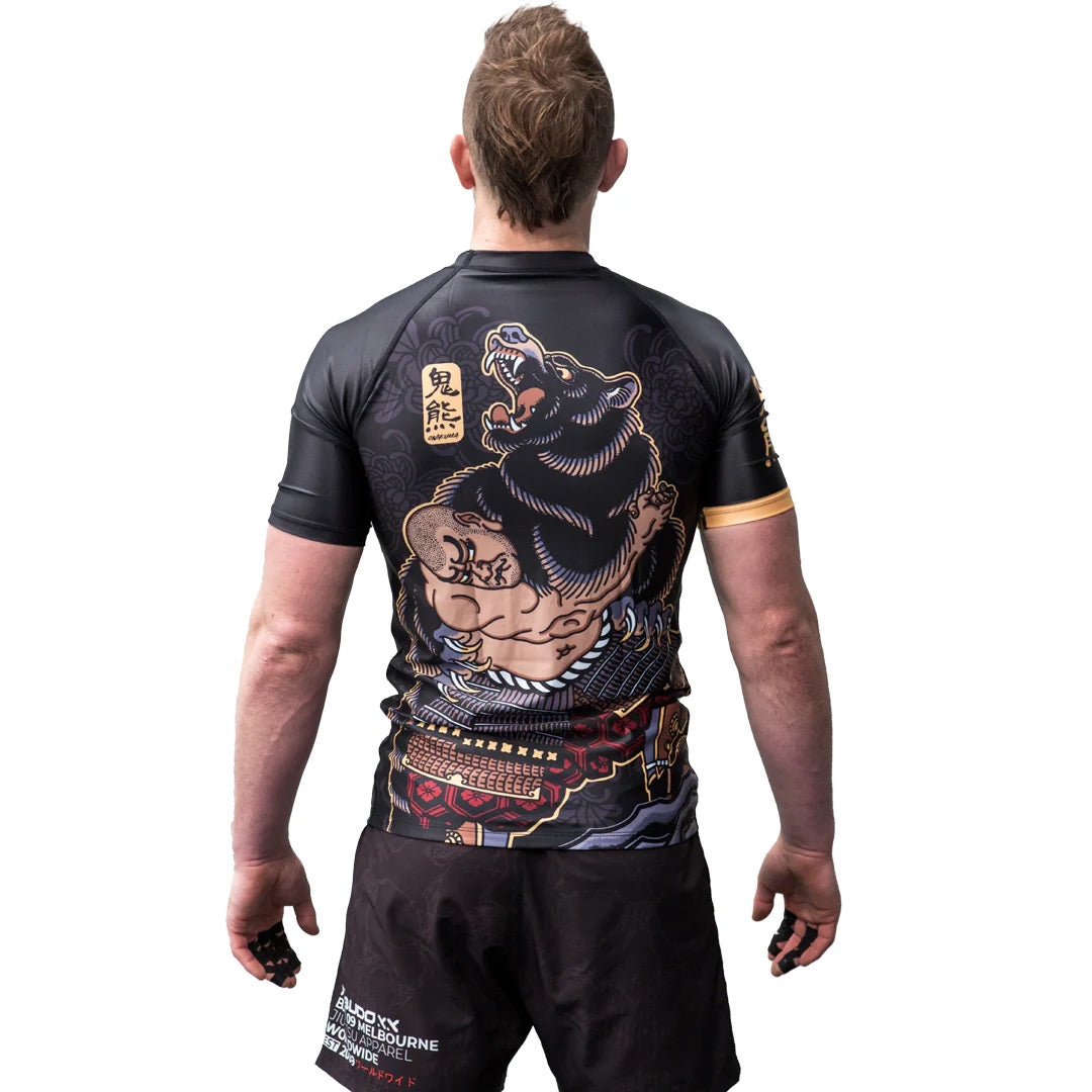 Budo Onikuma Rash Guard Black - The Fight Club