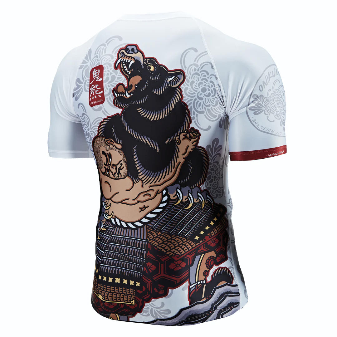 Budo Onikuma Rash Guard White - The Fight Club