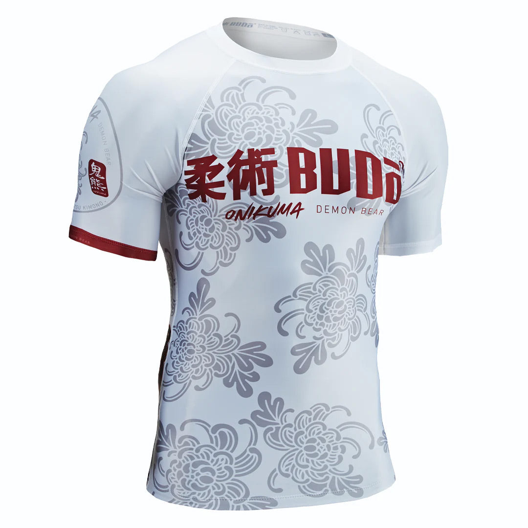 Budo Onikuma Rash Guard White - The Fight Club