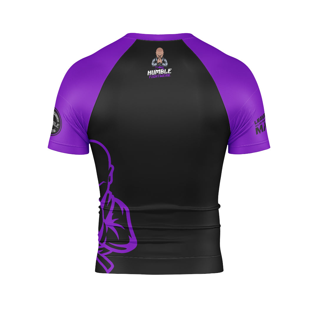 Humble Ranked Rash Guard Purple - The Fight Club