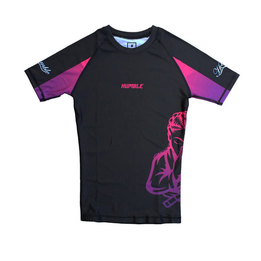 Humble Pink Haze Women's Rash Guard - The Fight Club