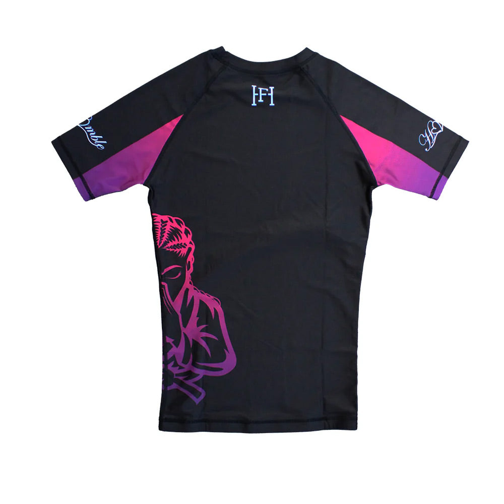Humble Pink Haze Women's Rash Guard - The Fight Club