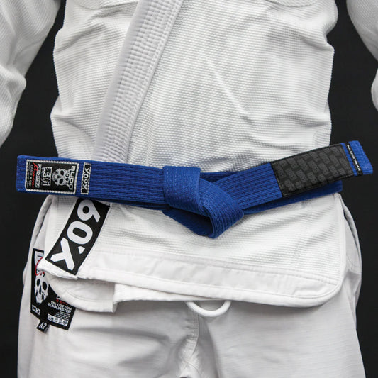 Budo Premium Jiu-Jitsu Belt Blue - The Fight Club