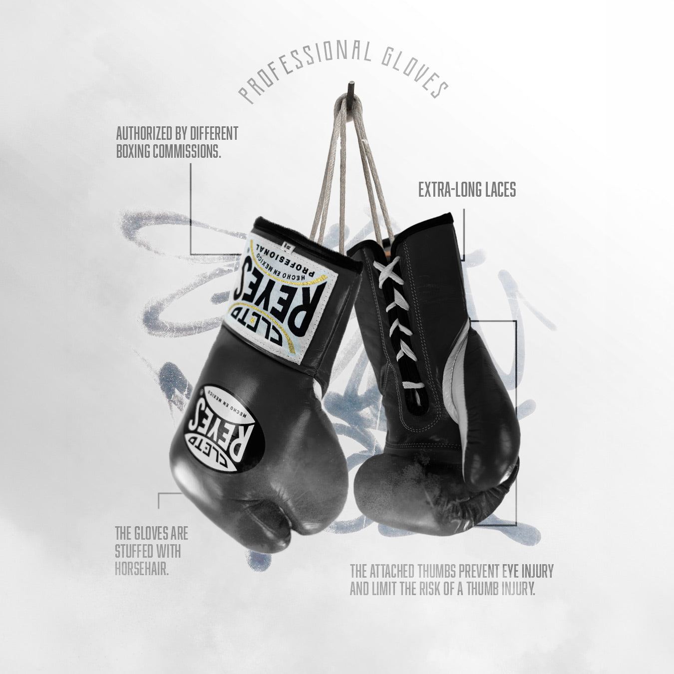Cleto Reyes Official Professional Boxing Gloves Black - The Fight Club