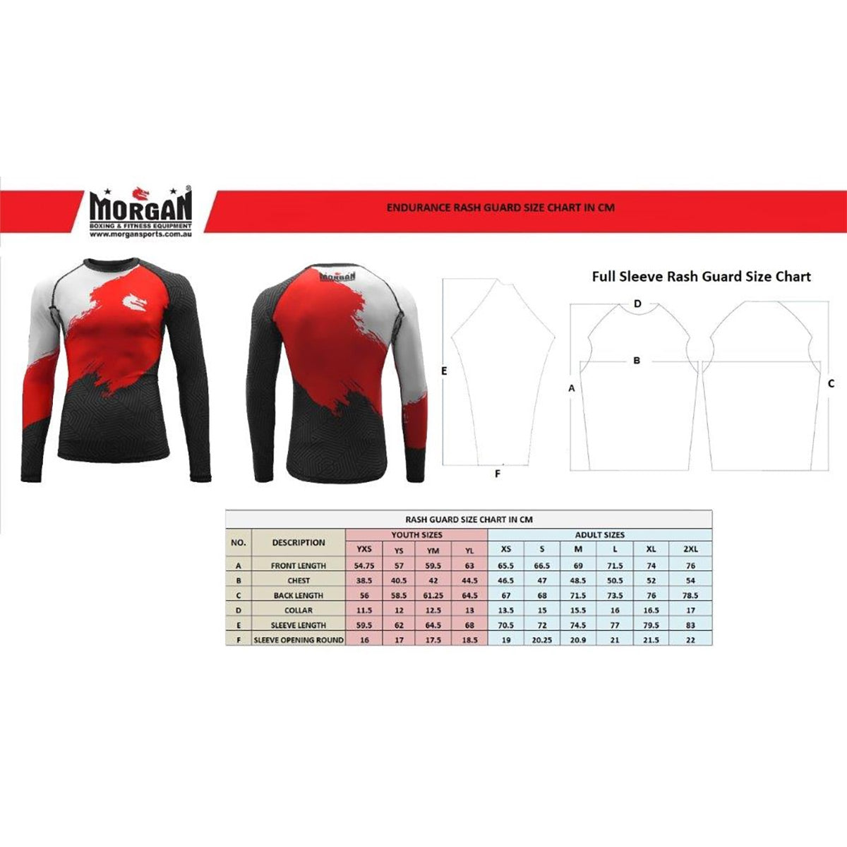 Morgan Endurance Rash Guard Long Sleeve - The Fight Club