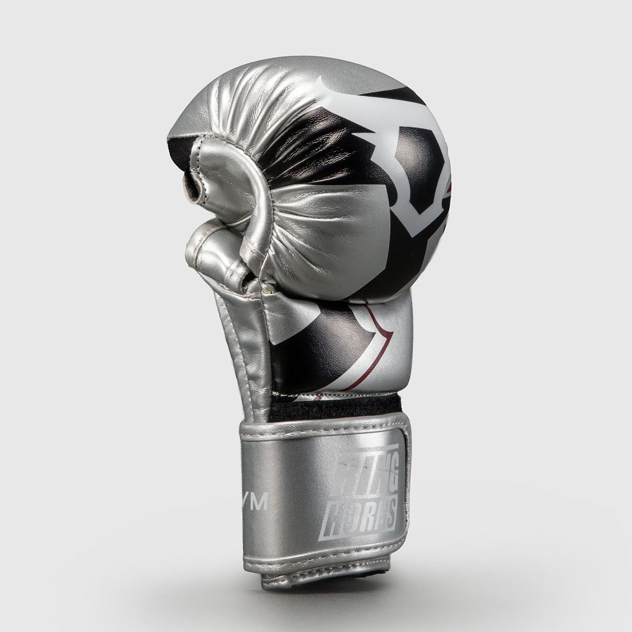 Venum Ringhorns Charger MMA Sparring Gloves Silver/Black - The Fight Club