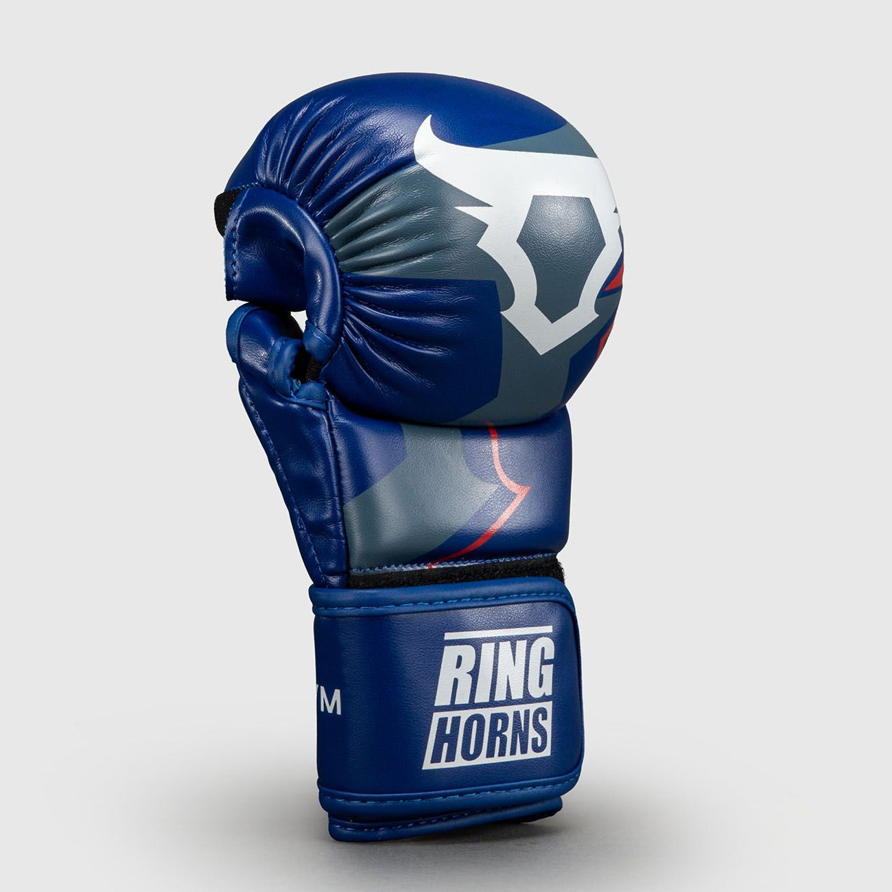 Venum Ringhorns Charger MMA Sparring Gloves Navy Blue/Red - The Fight Club