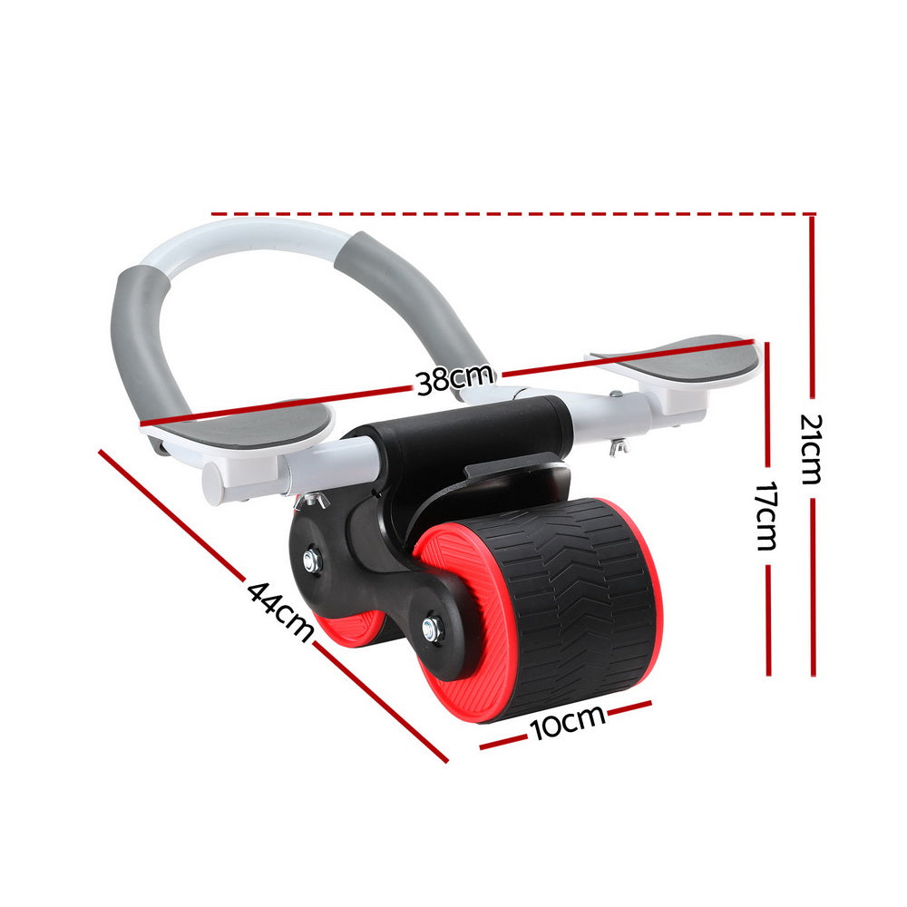 Everfit Ab Roller Automatic Rebound Abdominal Wheel with Knee Pad Home Gym Sport - The Fight Club