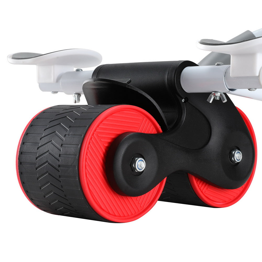 Everfit Ab Roller Automatic Rebound Abdominal Wheel with Knee Pad Home Gym Sport - The Fight Club