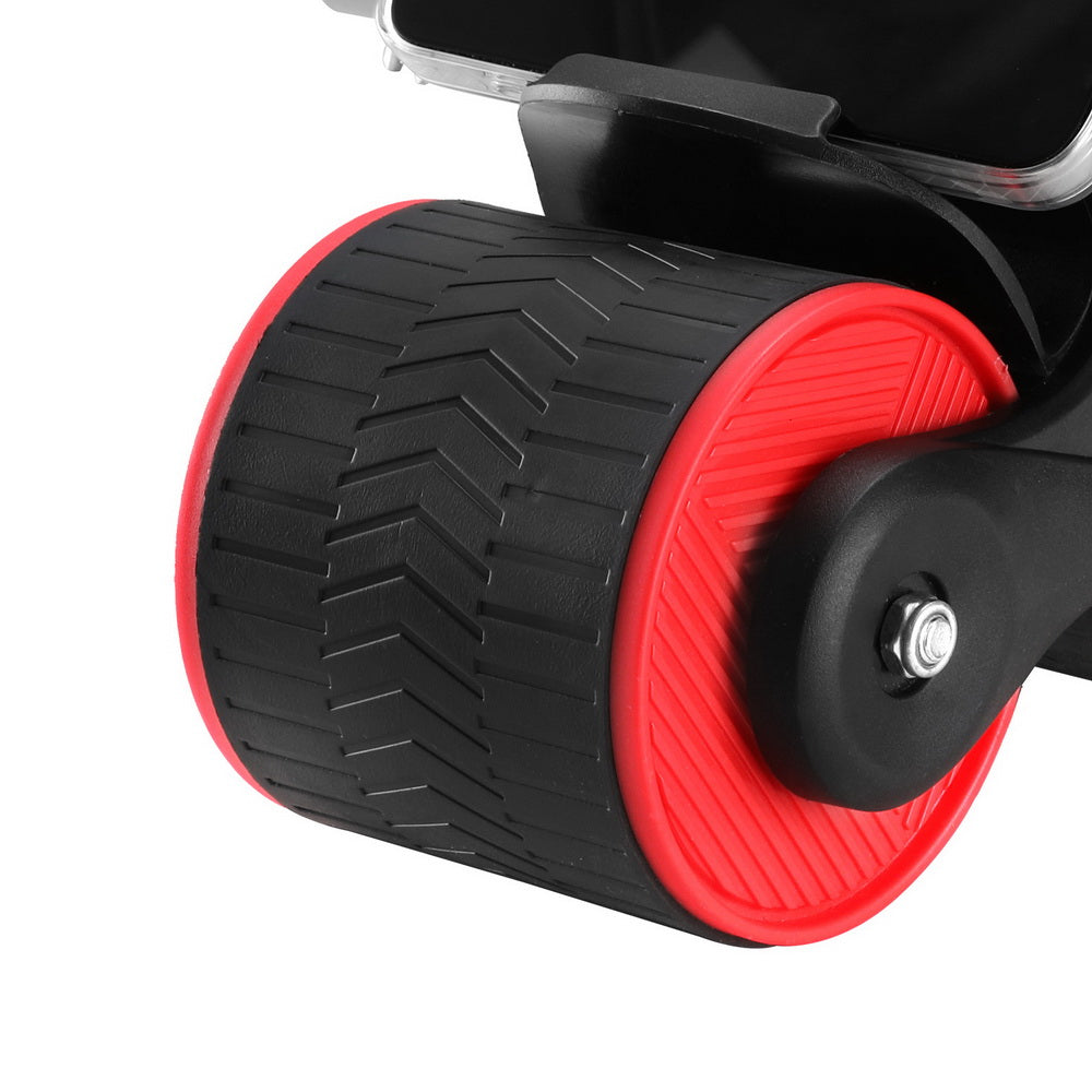 Everfit Ab Roller Automatic Rebound Abdominal Wheel with Knee Pad Home Gym Sport - The Fight Club