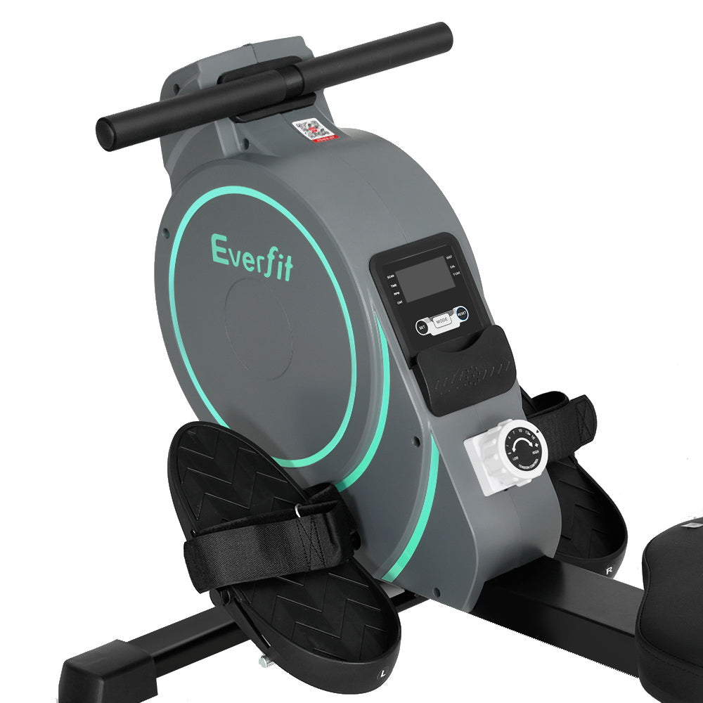 Everfit Rowing Machine 16 Levels Magnetic Rower Gym Home Cardio with APP - The Fight Club