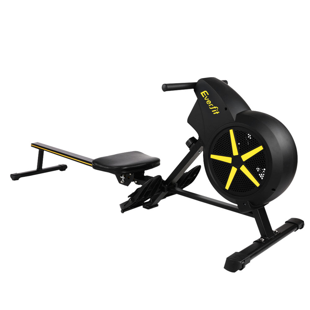 Everfit Rowing Machine Air Rower Exercise Fitness Gym Home Cardio - The Fight Club