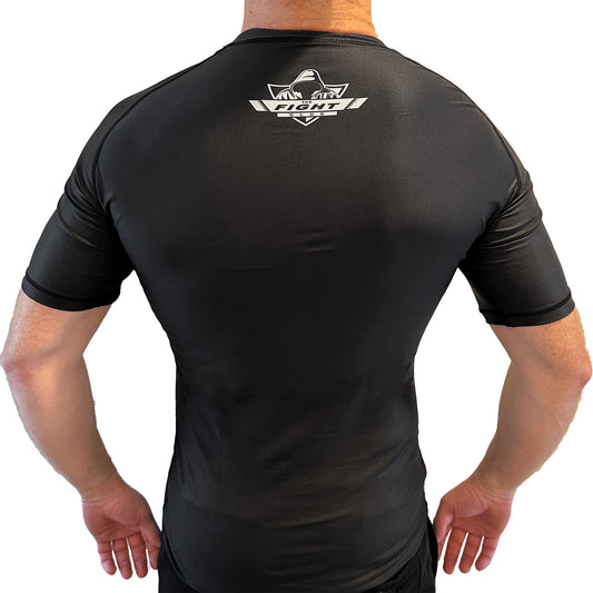 The Fight Club Ranked Rash Guard Black